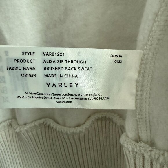 Varley Alisa Zip Through Sweatshirt - Picture 4 of 6